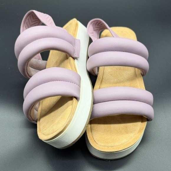 Koolaburra by UGG Purple Padded Platform Sandals Women's Size 8.5 - Picture 2 of 7